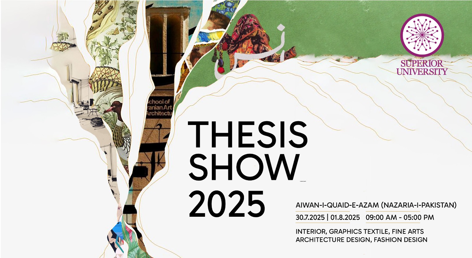 Thesis Show 2025 | Superior University’s School of Art & Design (SOAAD)