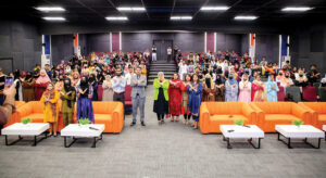 Rector, Prof. Dr. Sumaira Rehman personally welcomed and congratulated the freshman class upon completing their foundational program, marking a significant milestone in their academic journey.