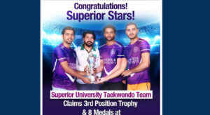 Superior University Claims Third Place at HEC National Taekwondo Championship 2025