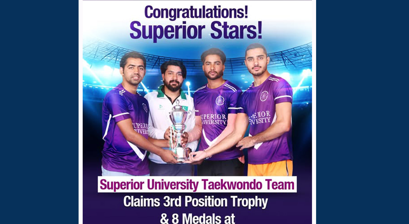 Superior University Claims Third Place at HEC National Taekwondo Championship 2025