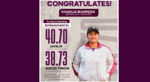 Superior University Athlete Sets Two National Records at HEC Women’s Athletics Championship