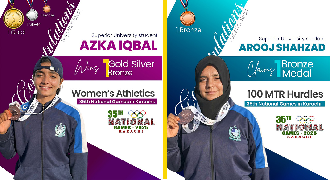 Superior University Athletes Brings Gold, Sliver, Bronze Trio Home with Multiple Podium Finishes in Karachi