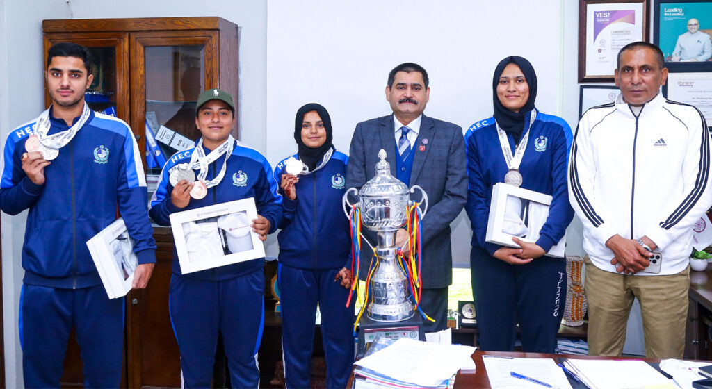 Superior University Rector Hosts National Games Medallists in Honour Reception