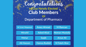 Department of Pharmacy Announces Newly Elected Student Club Leadership