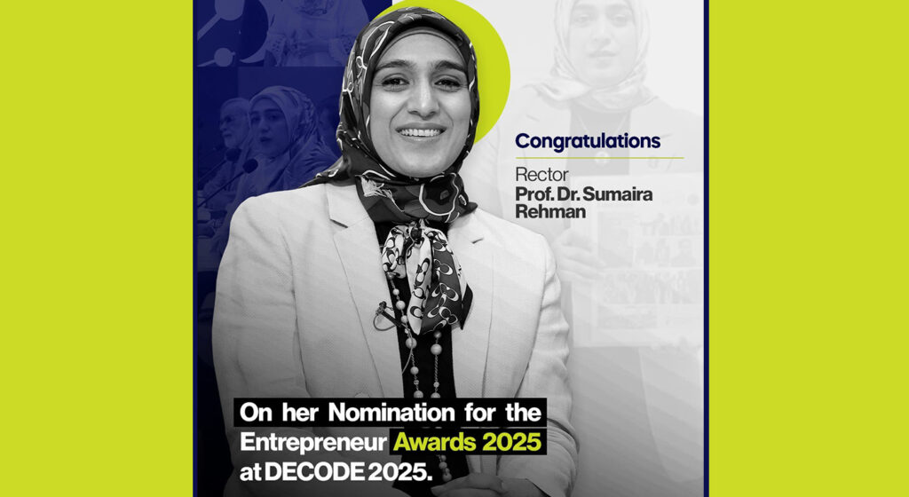 Superior University Worthy Rector Nominated for Prestigious National Entrepreneur Award