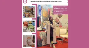School of Art & Design Student Showcases Entrepreneurial Innovation at Women Entrepreneurial Punjab Expo