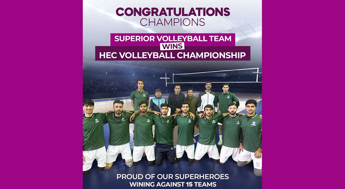 Superior University Volleyball Team Creates History at HEC Volleyball Championship
