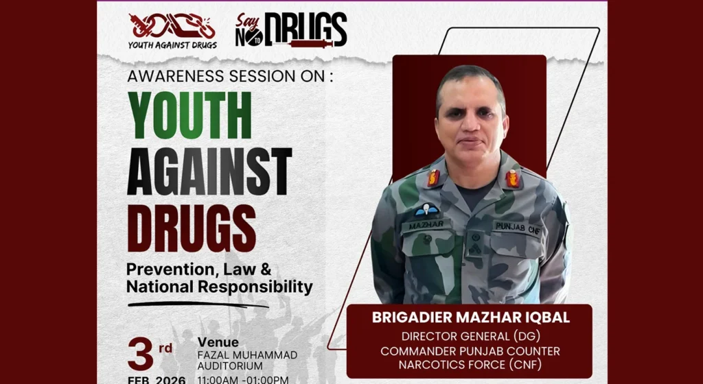 Superior University Launches Youth Initiative Against Drugs to Safeguard Future Generations