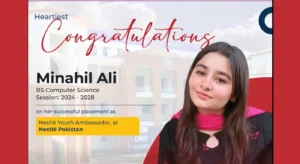 Superior University Celebrates Minahil Ali’s Appointment as Nestlé Youth Ambassador