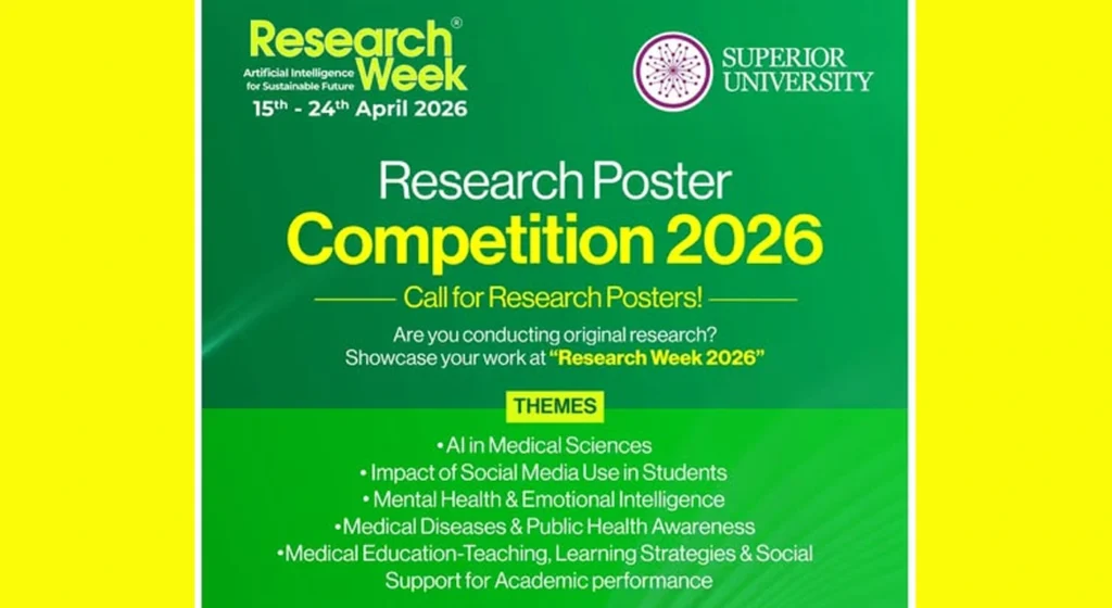 Call for Research Posters Announced for Research Week 2026
