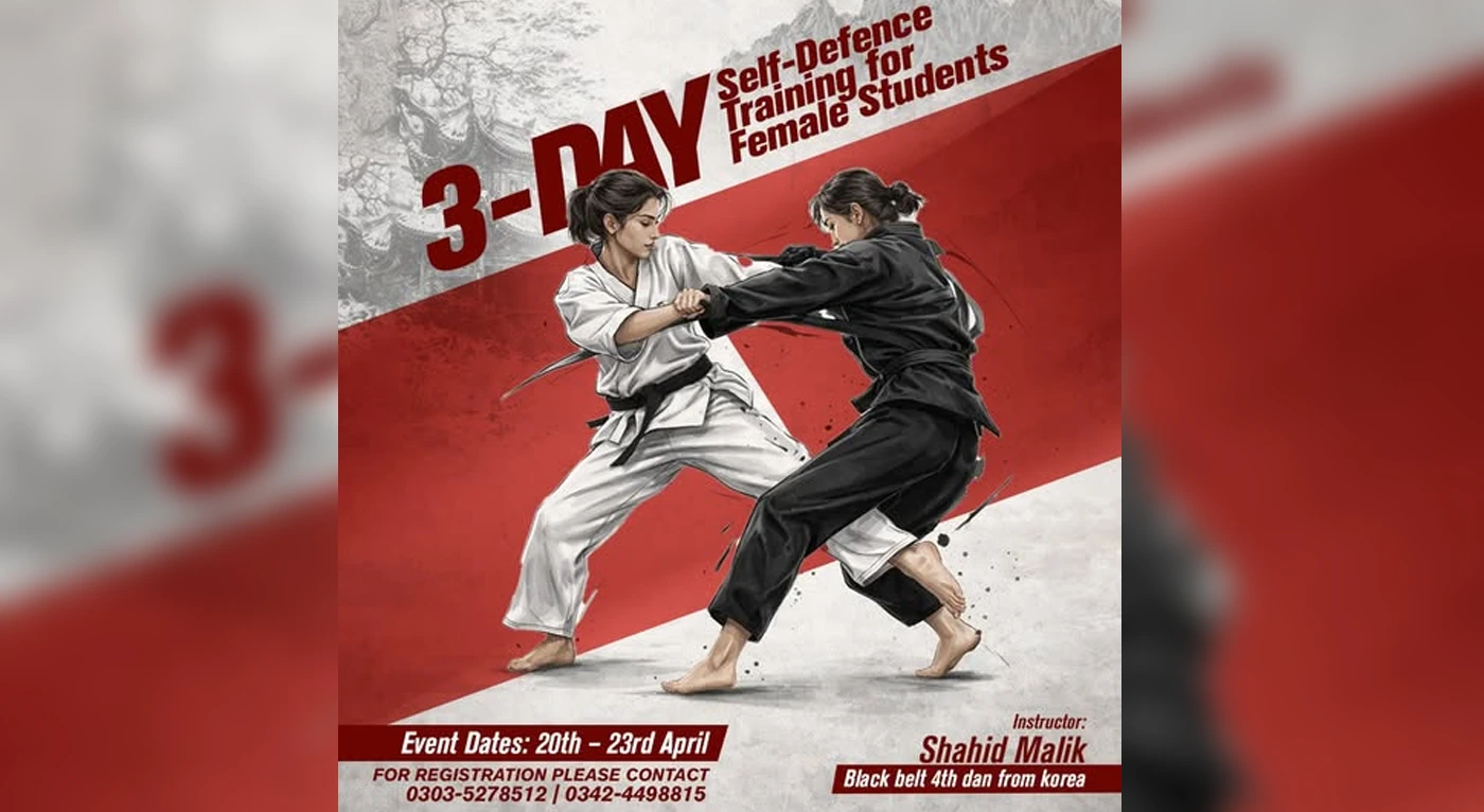 Day Self-Defence Training for Female Students at Superior University