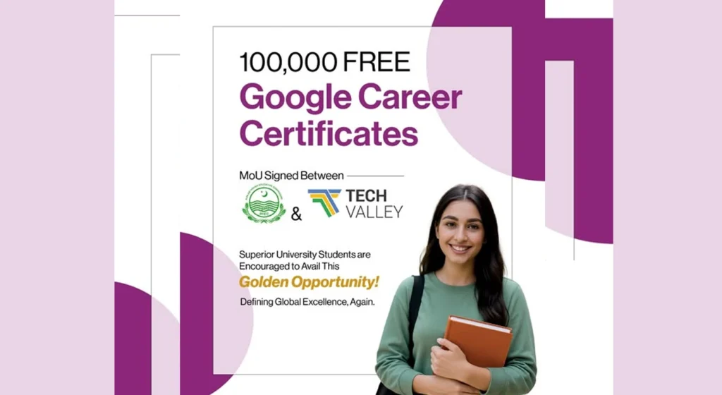 Superior University Collaborates for the 100,000 Google Career Certificates Scholarship Program 2026