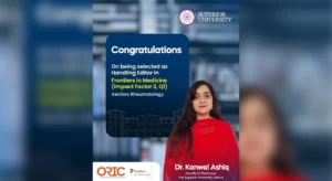 Dr. Kanwal Ashiq Appointed Handling Editor for Frontiers in Medicine