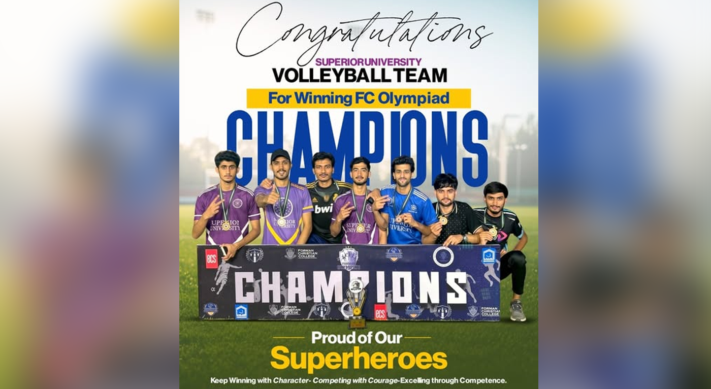 Superior University Volleyball Team Wins FC Olympiad Championship