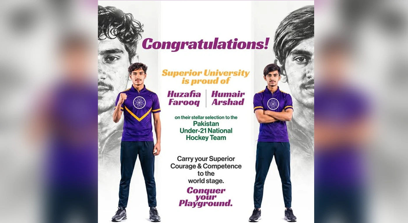 Superior Athletes Selected for Pakistan Under-21 National Hockey Team