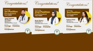 Azra Naheed Medical College Students Secure Top Positions in Final MBBS Examinations