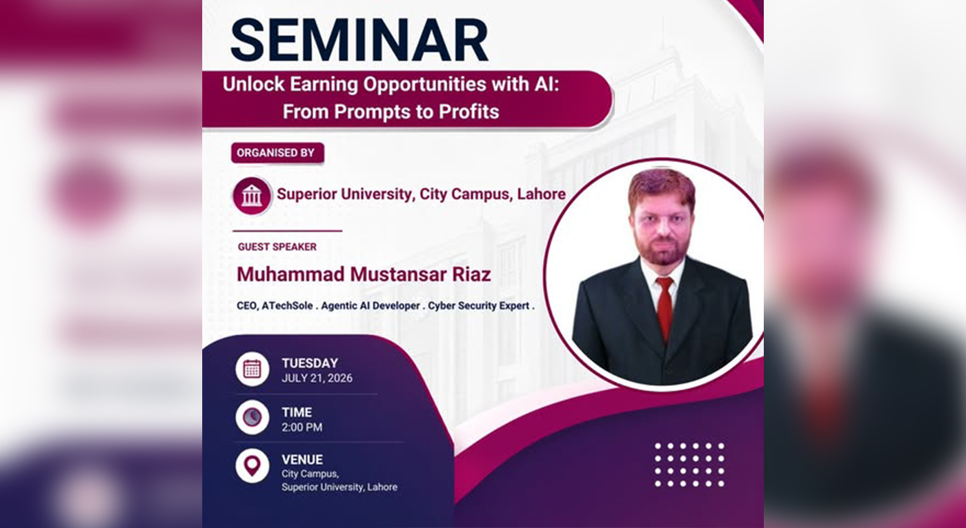 Superior University to Host AI Seminar on Unlocking Earning Opportunities with Artificial Intelligence