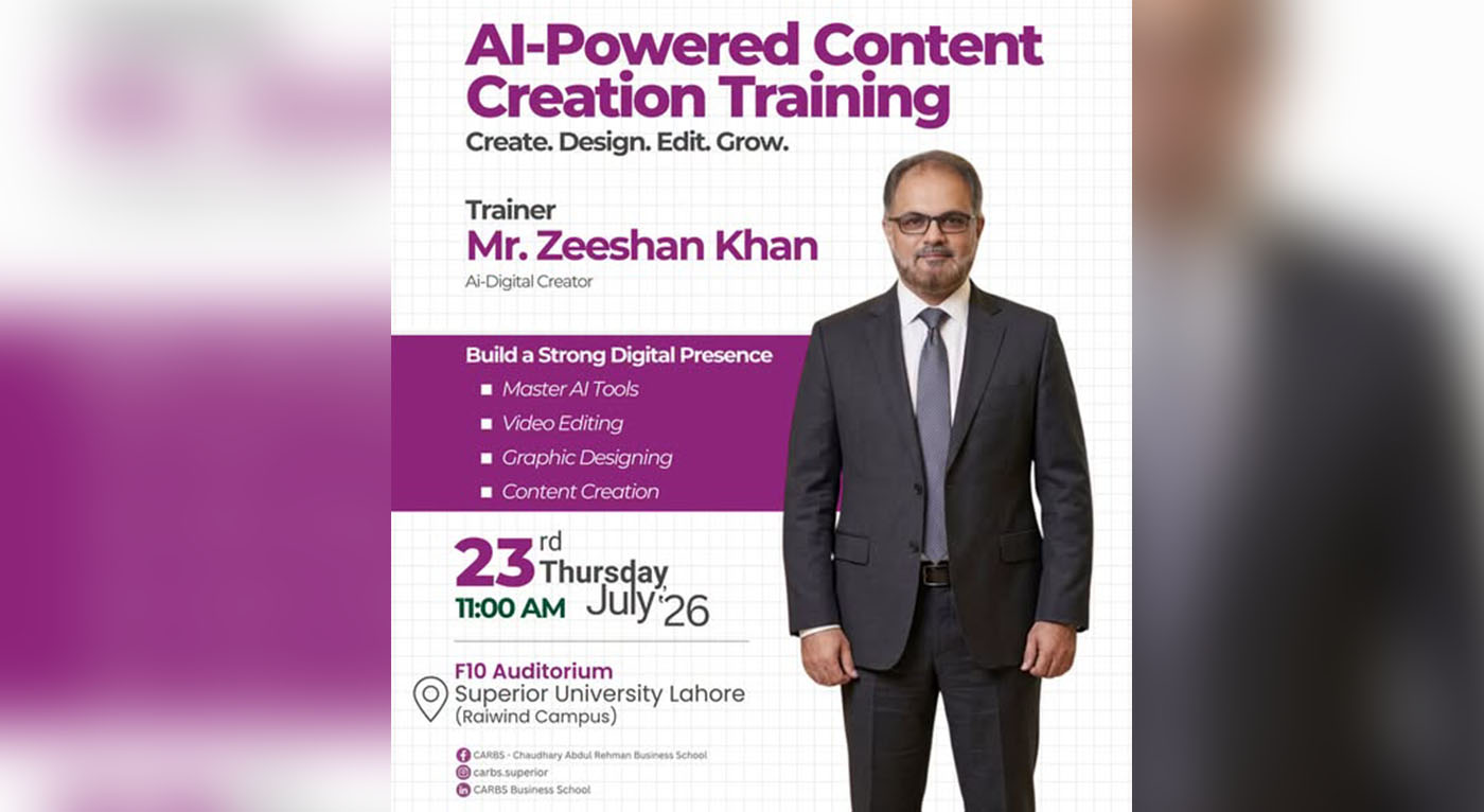 Superior University to Organize AI-Powered Content Creation Training