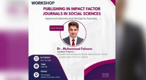 Superior University to Organize Workshop on Publishing in Impact Factor Journals