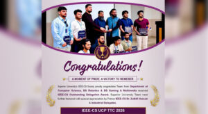 Superior University Wins IEEE CS Outstanding Delegation Award at IEEE UCP TTC 2026